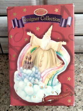 NIB Marjorie Sarnat Wizard & Rainbow Castle Ornament